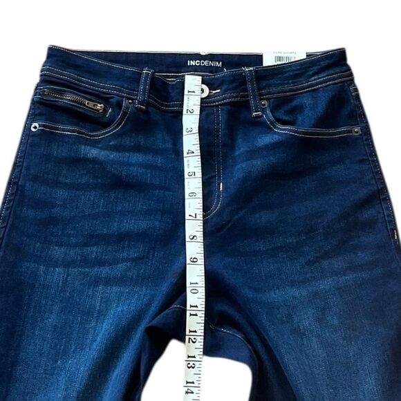INC International Concepts Dark Indigo Blue Denim Shorts, Size 8/29, NWT - Picture 8 of 10